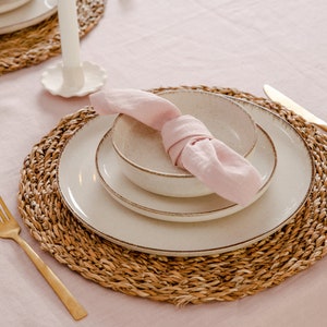 Linen Napkins: Reusable Cloth for Wedding Table Home Decor