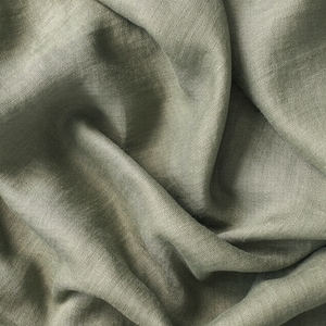 Extra Wide Linen Fabric in Moss Green 100% softened stonewashed 245cm or 96 inches width fabric sold by meter for lining and curtains DIY