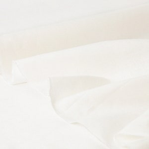 Extra Wide White Linen Fabric 100% softened stonewashed 245cm or 96 inches width fabric sold in yards for lining DIY