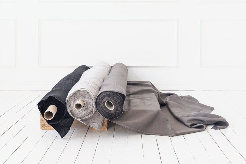 Linen Fabric Extra Wide 100 Softened Stonewashed 245cm or 96 Etsy