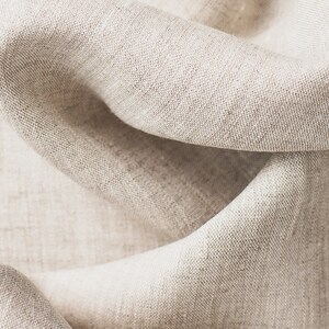 Natural linen textile