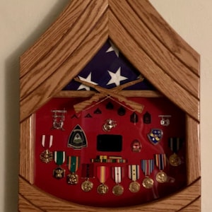 Handcrafted Marine Staff Sergeant - Marine Gunnery Sergeant Shadowbox - Marine Master Sergeant - Military Shadowbox- Chevron Style ShadowBox