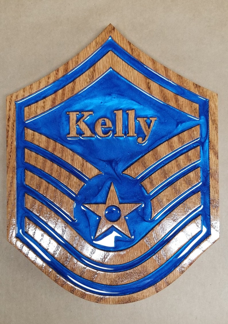 Air Force Promotion Plaques Air Force Rank Plaque Air Etsy