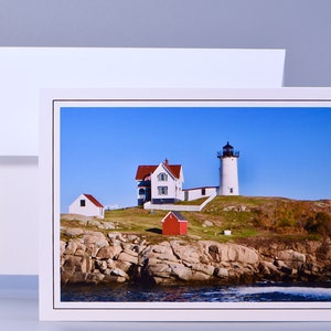 Notitiekaart - Brokje Licht - Cape Neddick, Maine - Blanco binnenkant 53-0101