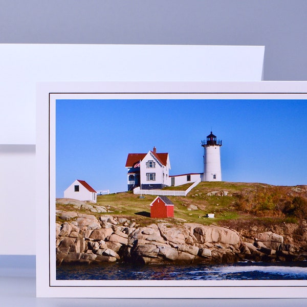 Note Card - Nubble Light - Cape Neddick, Maine - Blank Inside  53-0101
