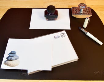 Nature Inspired FLAT Notecards with Envelopes, 10 ct. - Cairn - 41-0060