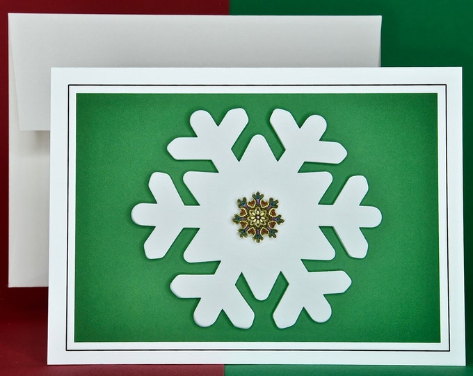 Christmas Cards - Set of 8 with Envelopes - Flake on a Flake!  81-4903