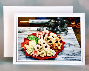 Christmas Card - Set of 8 with Envelopes - Holiday Cookies  81-4421