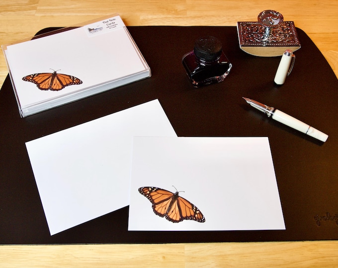 Nature Inspired FLAT notecards with envelopes, 10 ct. - Monarch Butterfly - 41-0020