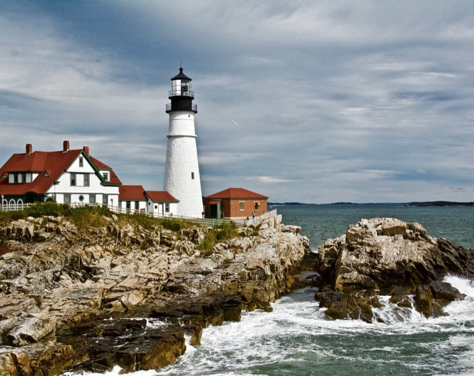 Portland Head Light Print - Cape Elizabeth, Maine - Photo Image  71-2005