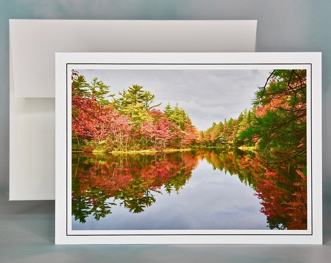Autumn - Fall Photo Note Card - Blank Note Card - Fall Foliage  71-6796