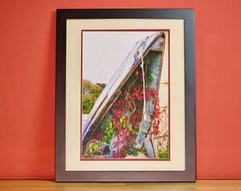 Coastal Art Print - "Old Skiff" - Framed or Unframed - 71-9046P