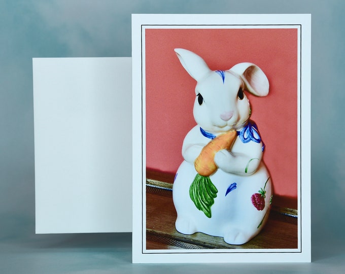 Easter Spring Note Card - Blank Note Card - Easter Greeting Card - Easter Bunny  71-0883