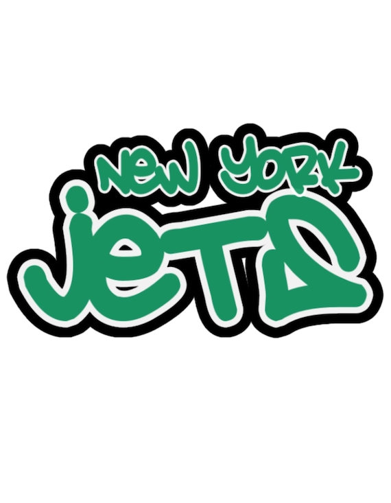 NY JETS GRAFFITI Png Digital Download Football Sublimation T Shirt