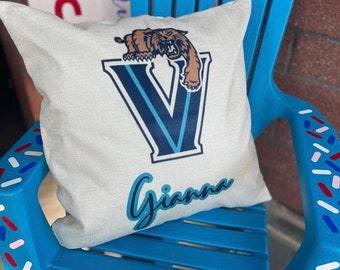 Pillow Party College Acceptance Personalized Pillow College Bed Party