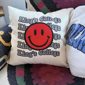 Custom Bed Party Pillow / Personalized College acceptance pillow party