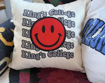 Custom Bed Party Pillow / Personalized College acceptance pillow party