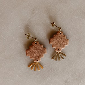 Elisa Earrings | Polymer Clay Earrings | Clay Earrings | Boho Earrings | Statement Earrings