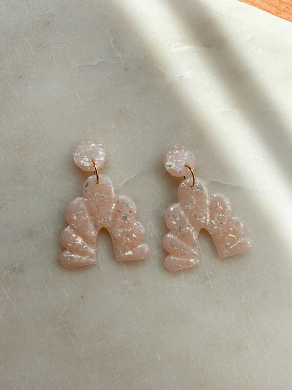 Opal online clay earrings