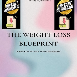 eight Loss eBook, Digital Download, Diet, Exercise, Fitness, Weight Loss Tips