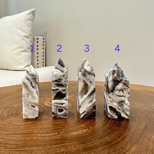 Sparkly Druzy Sphalerite Crystal Point Tower: Home Decor