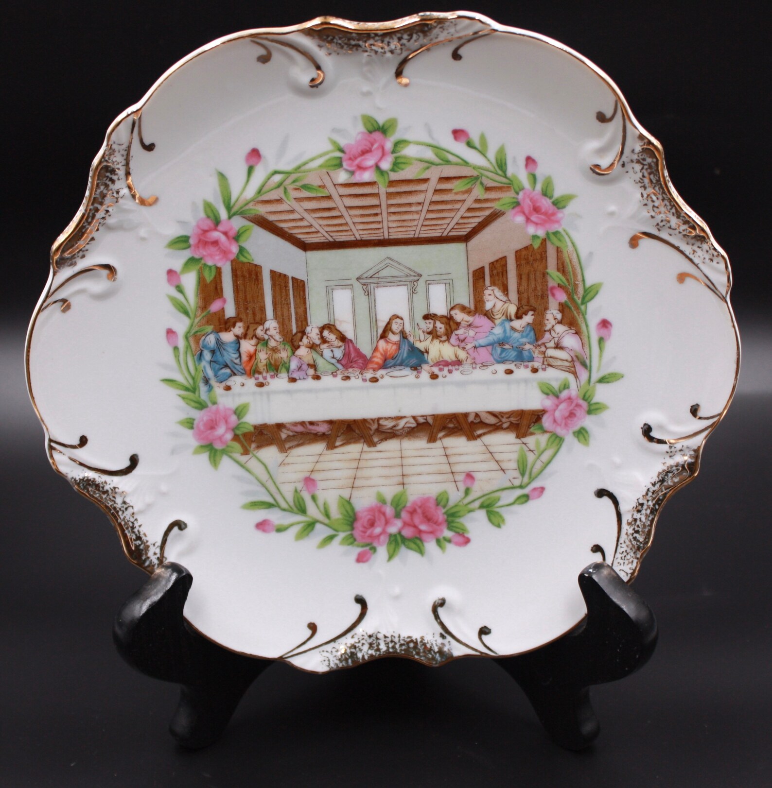 Vintage Last Supper Decorative Plate Etsy