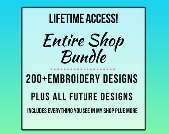 Big Bundle, Embroidery Bundle, Embroidery Pattern, Modern Embroidery, Whole Shop Bundle