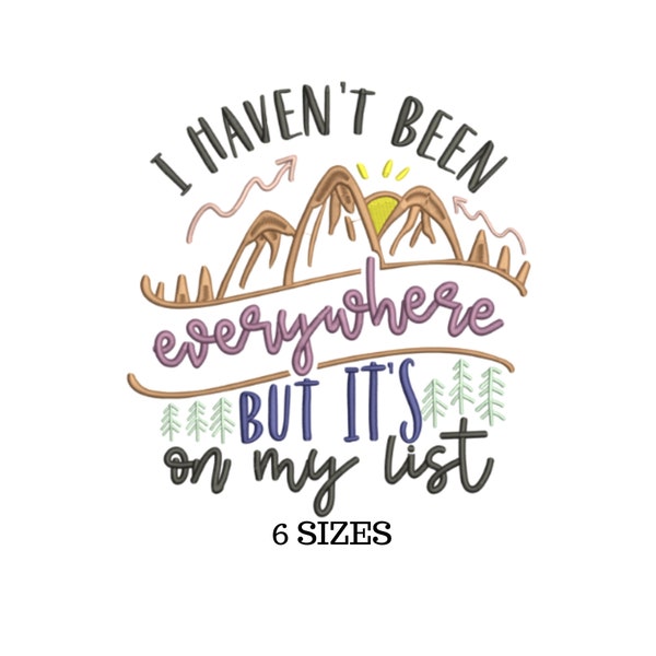 Travel Design, Travel Embroidery, Adventure Embroidery, Vacation Design, Travel Theme, Travel Quotes