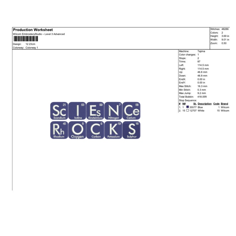 Science Embroidery Funny Science Science Teacher Geek Etsy