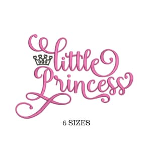 Prinzessin Stickerei, Baby-Dusche-Stickerei, süßes Baby, Prinzessin Design, Baby Mädchen, Baby Stickerei