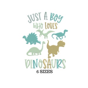 Dinosaur Embroidery, T Rex Embroidery, Gift for Baby Boy, Dino Birthday, Baby Boy Embroidery, Child Embroidery