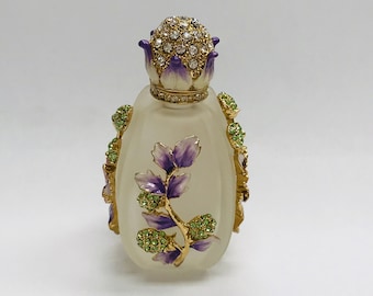 Vintage Cristiani Collezione  Perfume Bottle with crystals