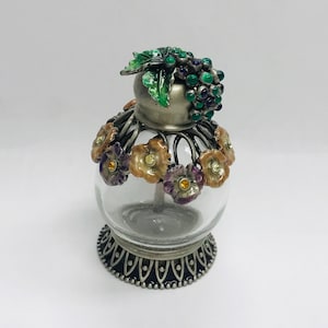 Vintage Cristiani Collezione  Perfume Bottle with crystals