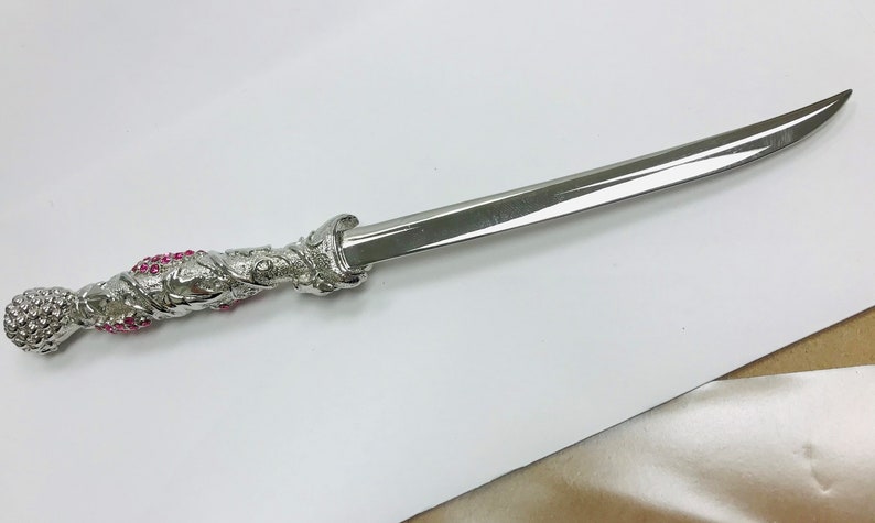 Unique Design Letter Opener 14K Gold Plated - Etsy