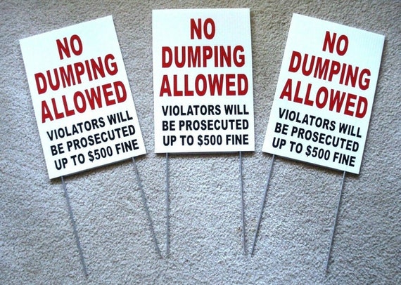 3 PLEASE CLEAN UP AFTER YOUR DOG 8X12 Plastic Coroplast Signs w/ Stakes rby eB