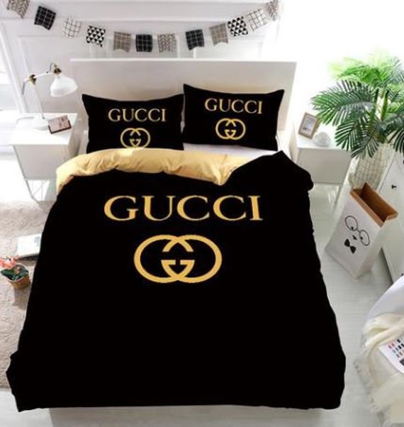 Custom Gucci King Bed And Bath Set Etsy