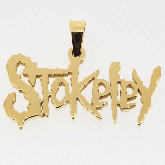 Ski Mask Slump God Stokeley Necklace Gold Plated Pendant With Etsy
