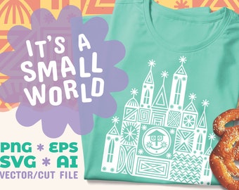 Its A Small World Svg Etsy