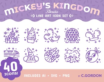 Disney World Icons Etsy Disney World Icons Etsy