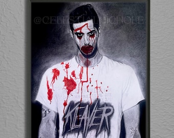 Derek Dillon | Dead Things | Mouth Sewn Shut | 11"x17" Fan Art Print