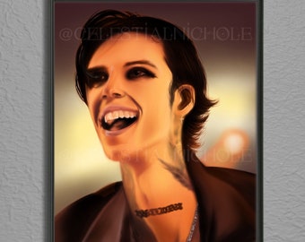 Andy Biersack | Black Veil Brides | 11"x17" Fan Art Print