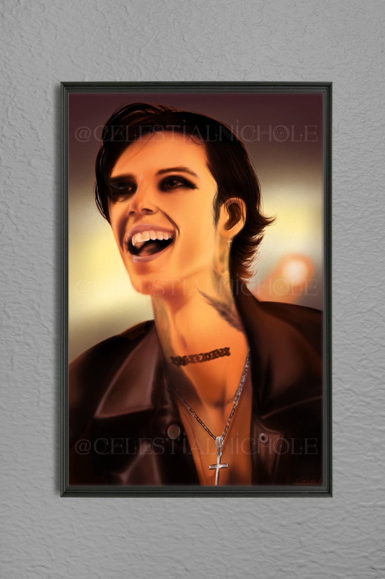 Andy Biersack Black Veil Brides 11x17 Fan Art Print image 1