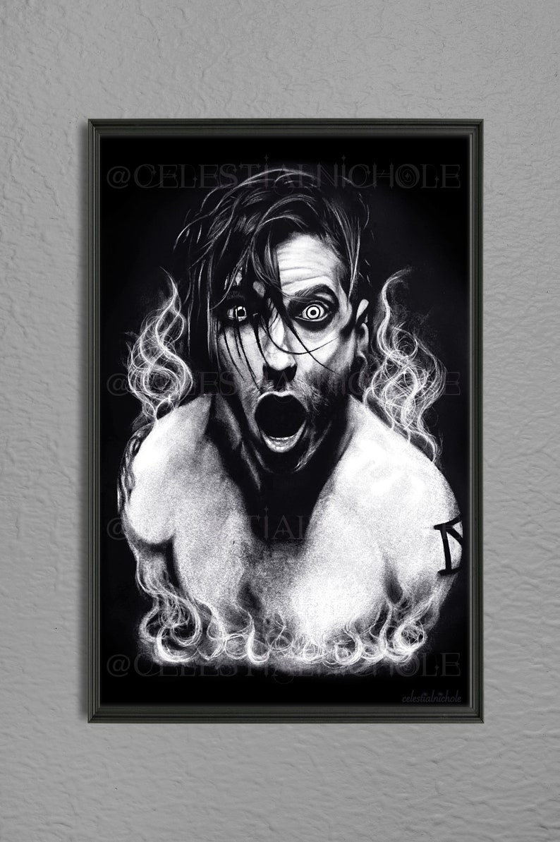 Spencer Charnas Ice Nine Kills The Burning 11x17 Fan Art Print image 1