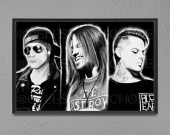 Escape the Fate | 17"x 11” Fan Art Print