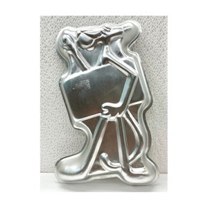Vintage Wilton Pink Panther Cake Pan, Dimensional Baking Pan, 1970&#39;s Cartoon Cat Theme Birthday 17.5X11
