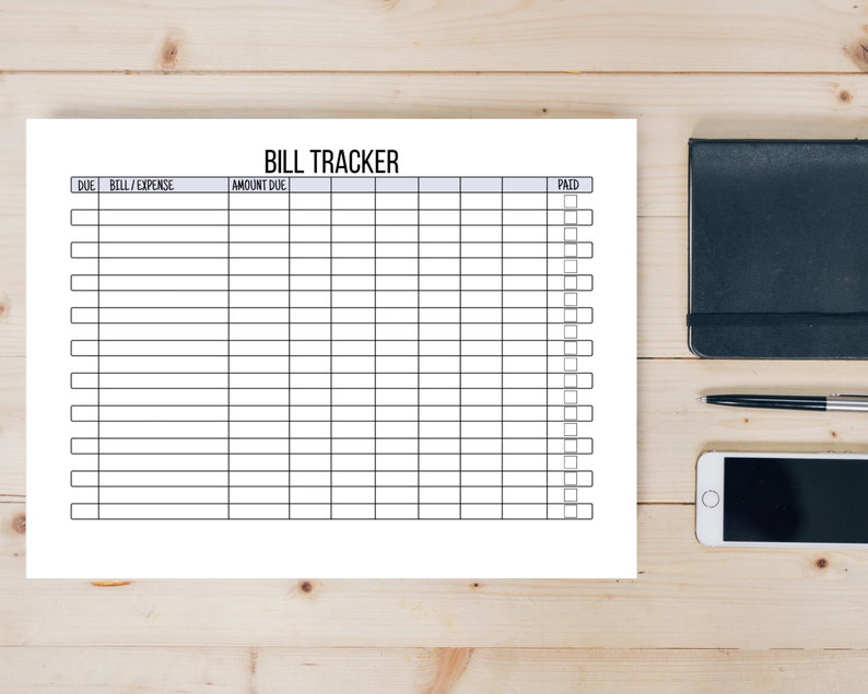 Budget Planner with cover Budget Printable INSTANT DOWNLOAD | Etsy