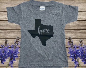 Texas Shirt - Kids Texas Shirt – Boys Texas Shirt - State of Texas Shirt - Kids State of Texas Shirt - Texas Home Shirt – Texas Made