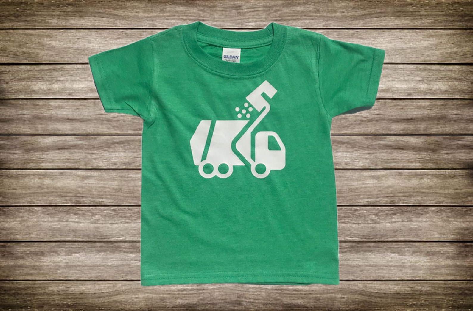 Boys Truck Shirt Kids Truck Shirt Garbage Truck Shirt Etsy