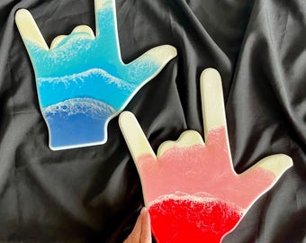 Oeuvres d'art en résine « Je t'aime » 40 cm
