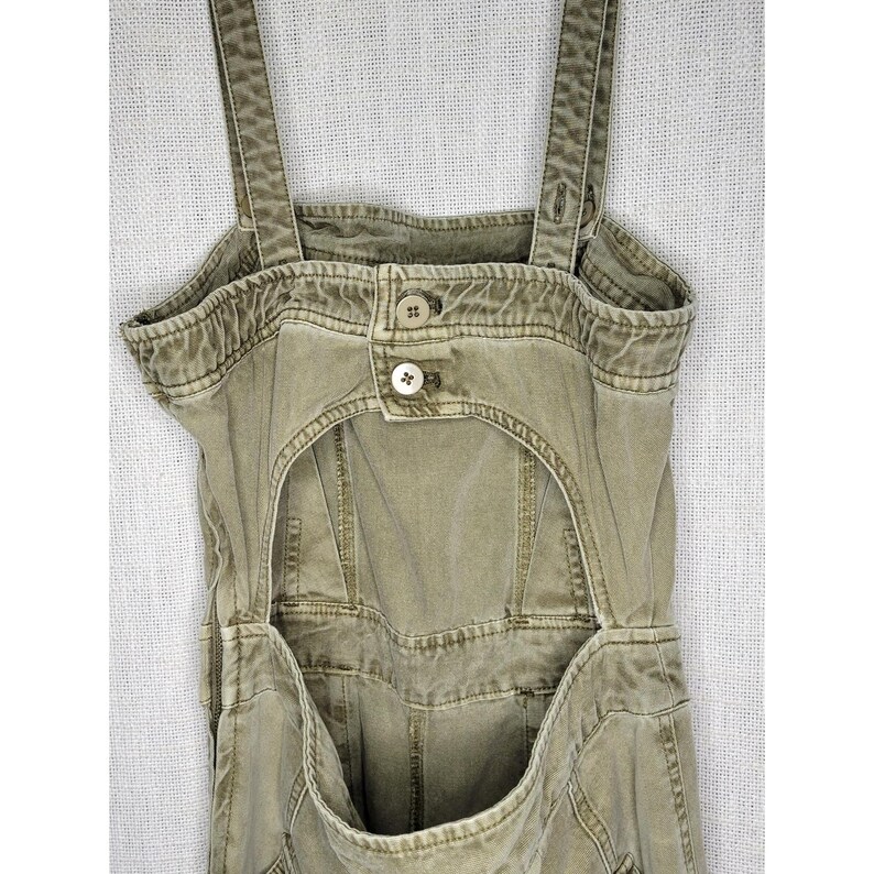 Free People Go West Tie Waist Utility Jumpsuit/Overalls Size XSmall image 7